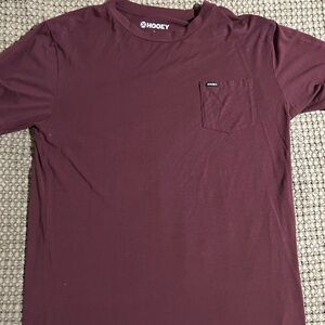 Hooey Men's Burgundy Short Sleeve Tee